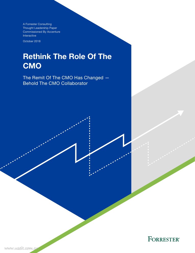 Accenture&Forrester：重新思考CMO的角色（英文版）