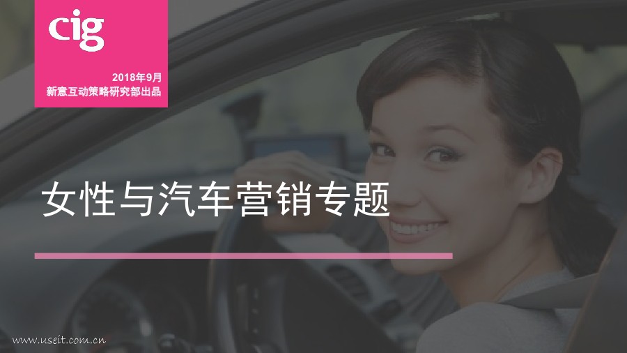 新意互动：2018女性与汽车营销专题报告