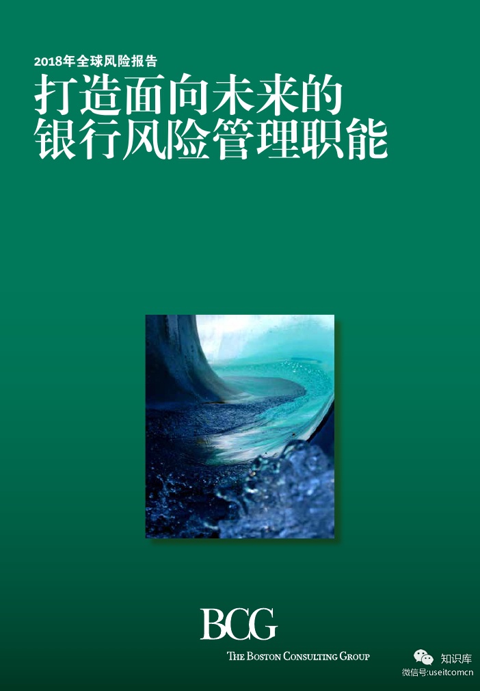 波士顿咨询：2018年全球风险报告：打造面向未来的银行风险管理职能