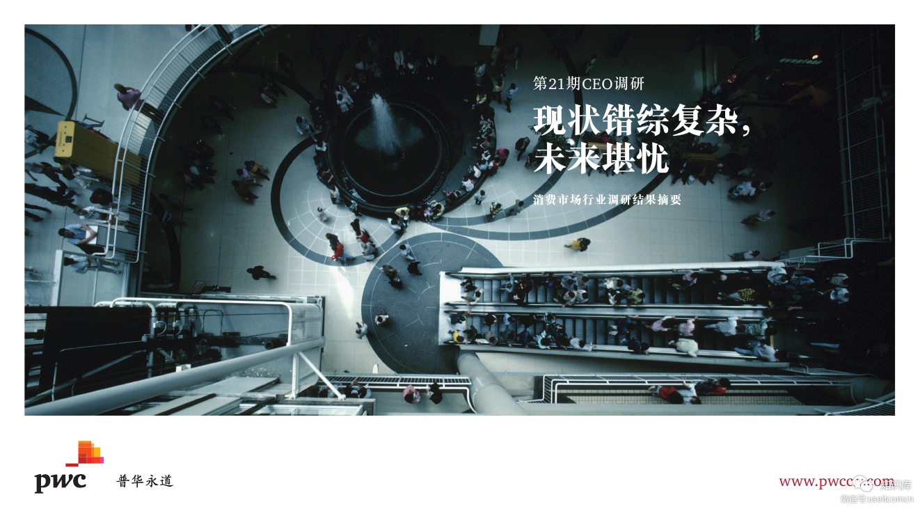 普华永道：第21期CEO调研--消费市场行业调研结果摘要