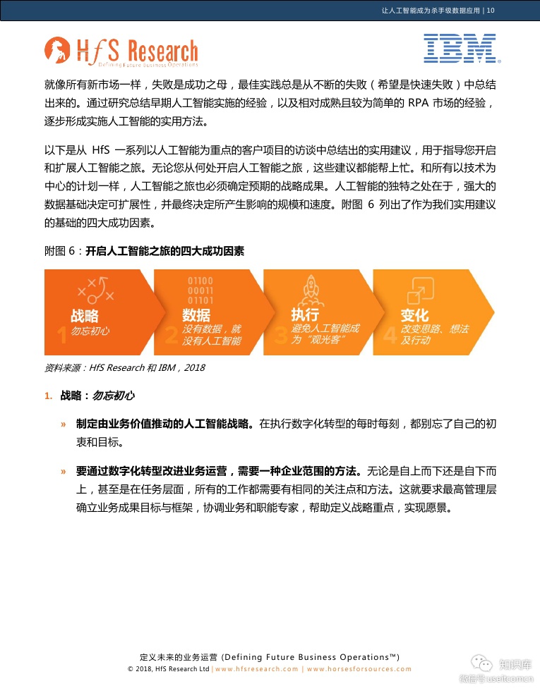 IBM 商业价值研究院：让人工智能成为杀手级数据应用_第10页