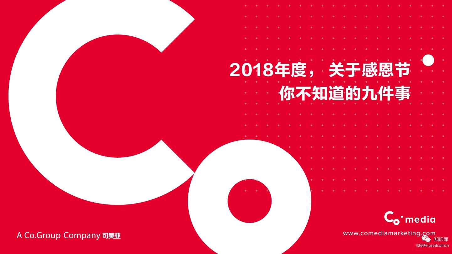 可美亚：2018年度， 关于感恩节你不知道的九件事