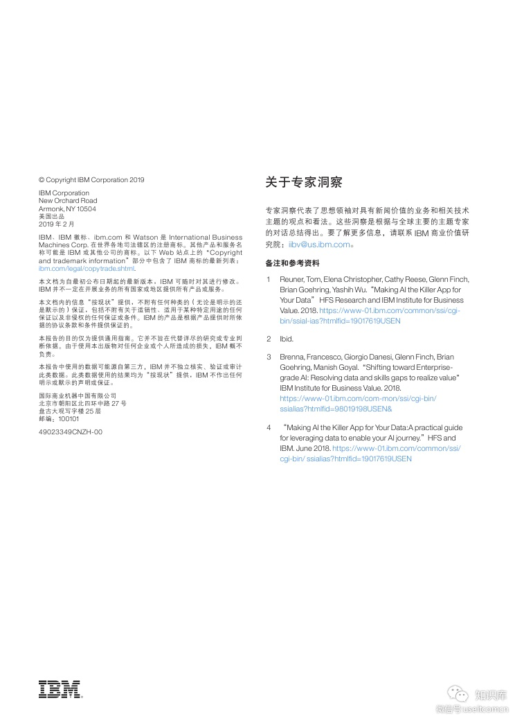 IBM 商业价值研究院：人工智能，杀手级数据应用_第8页