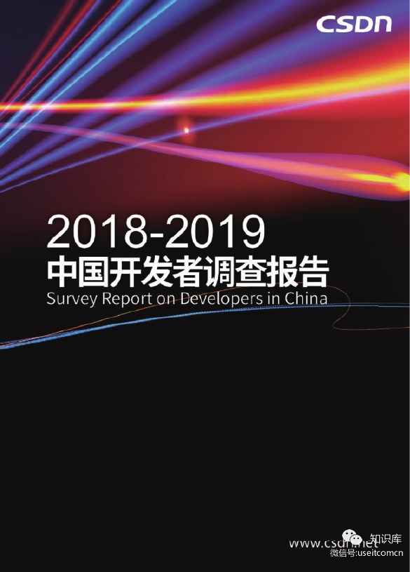CSDN：2018-2019中国开发者调查报告