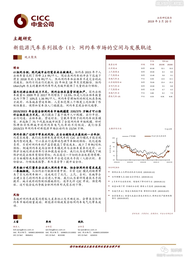 中金公司：网约车市场的空间与发展轨迹