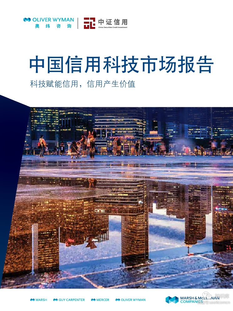 奥纬咨询&中证信用：2019中国信用科技市场报告
