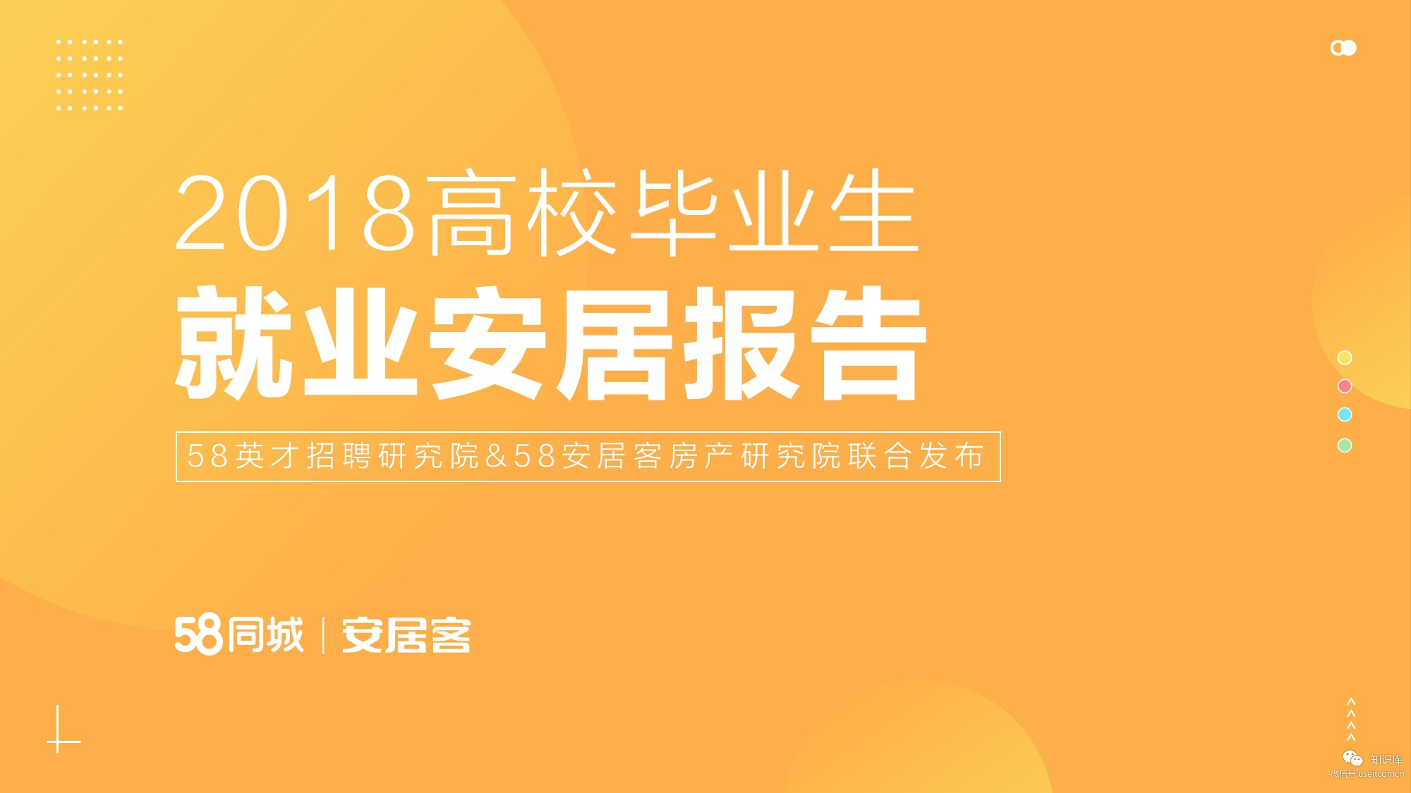 58英才招聘研究院：2018高校毕业生就业安居报告