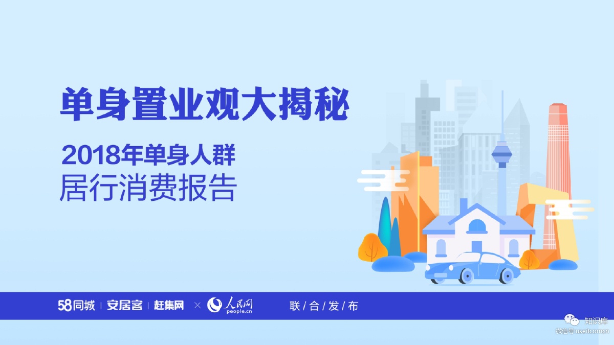 安居客&人民网：2018单身人群居行消费报告