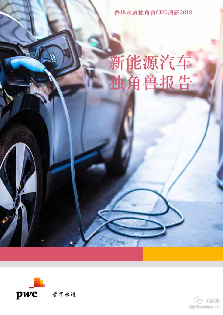 普华永道：2018年新能源汽车独角兽报告