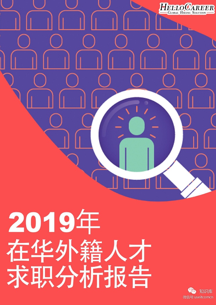 HelloCareer：2019年在华外籍人才求职分析报告