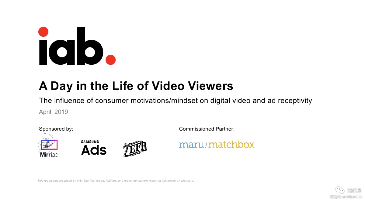 IAB：视频消费者生活中的一天
