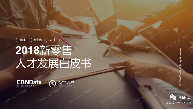 CBNData&淘宝大学：2018新零售人才发展白皮书