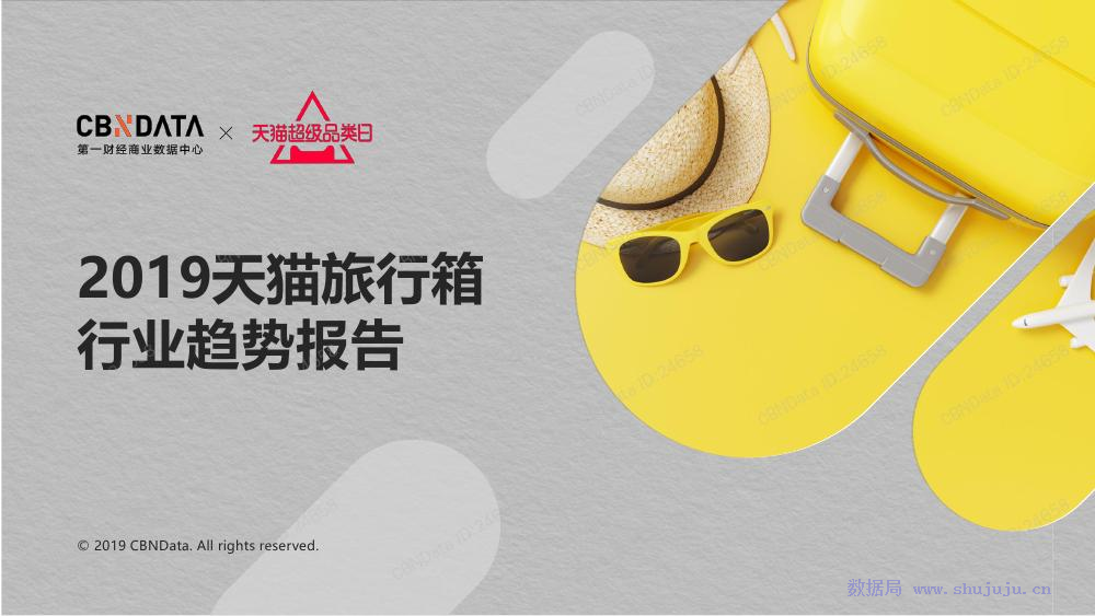CBNData：2019年天猫旅行箱行业趋势报告
