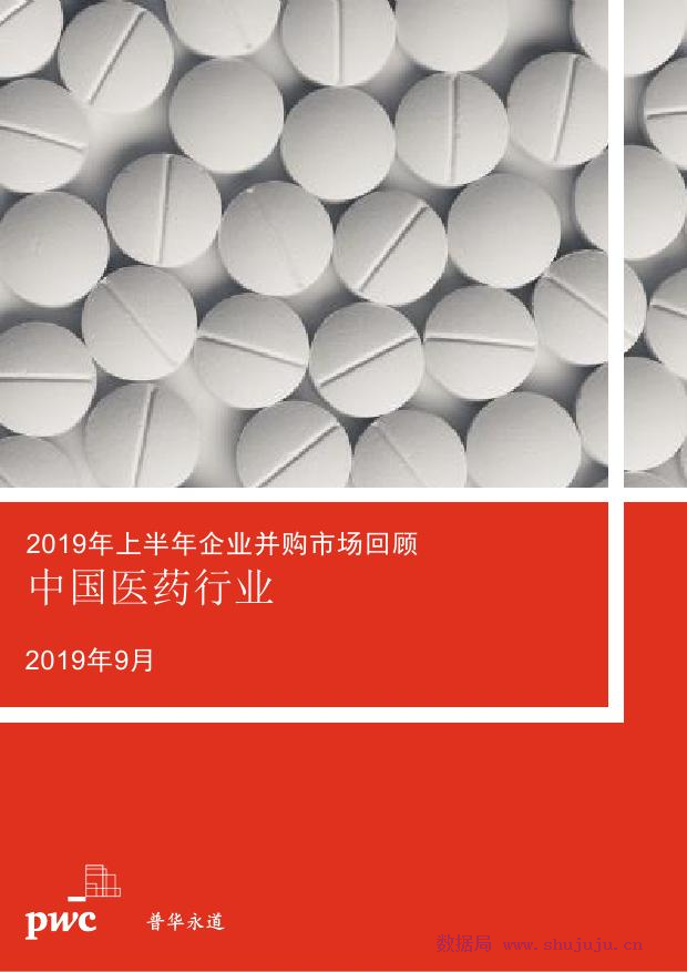 普华永道：2019中国医药行业