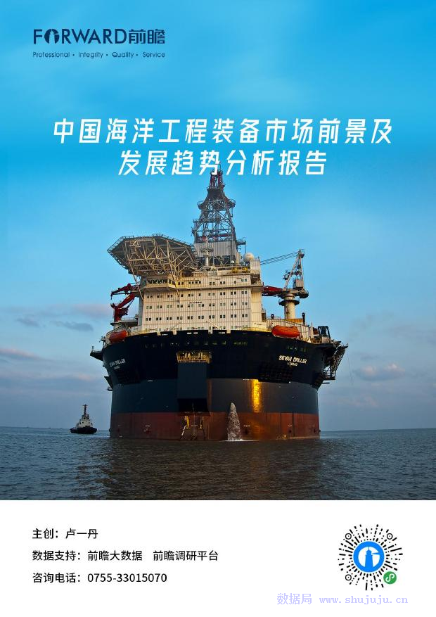 前瞻研究院：中国海洋工程装备市场前景及发展趋势分析报告