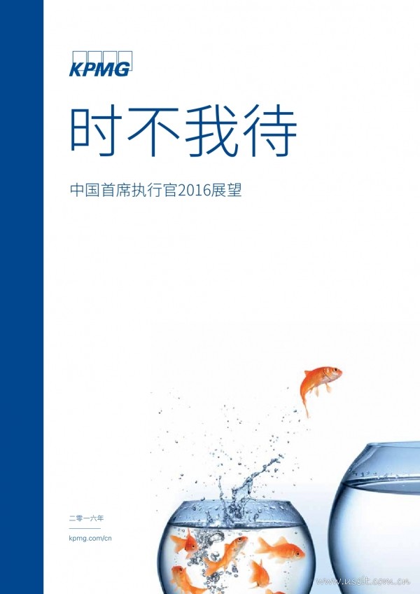 毕马威：时不我待--首席执行官2016展望