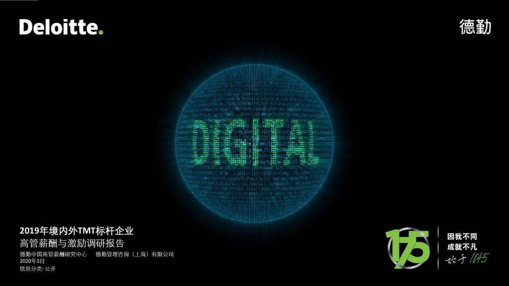 德勤：2019年境内外TMT标杆企业高管薪酬与激励调研报告 海报