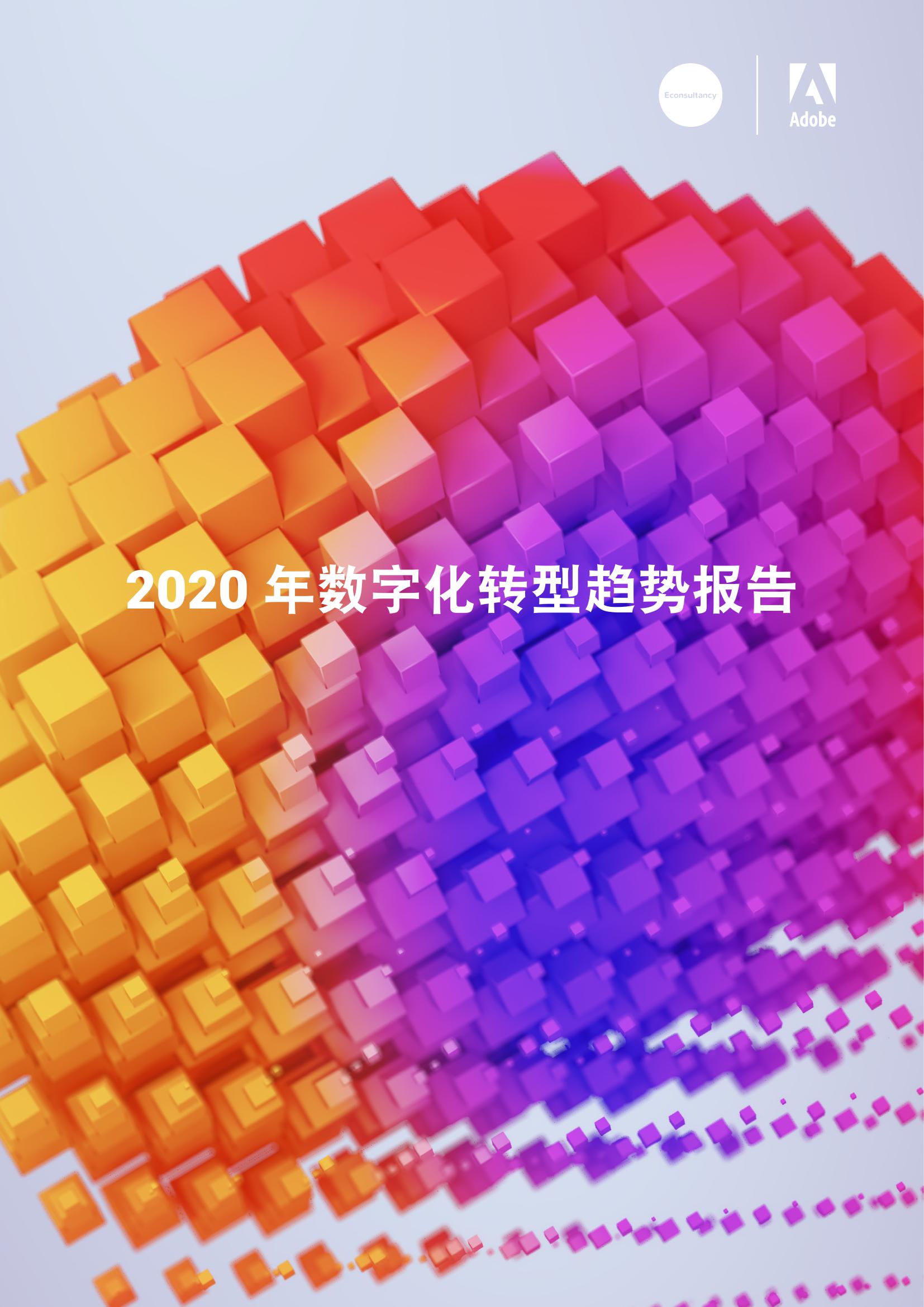Adobe&Econsultancy：2020年<em>数字化转型</em>趋势报告 海报