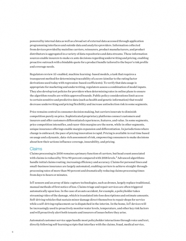 麦肯锡：保险2030： 人工智能将如何改写保险业【中英文版】_第6页
