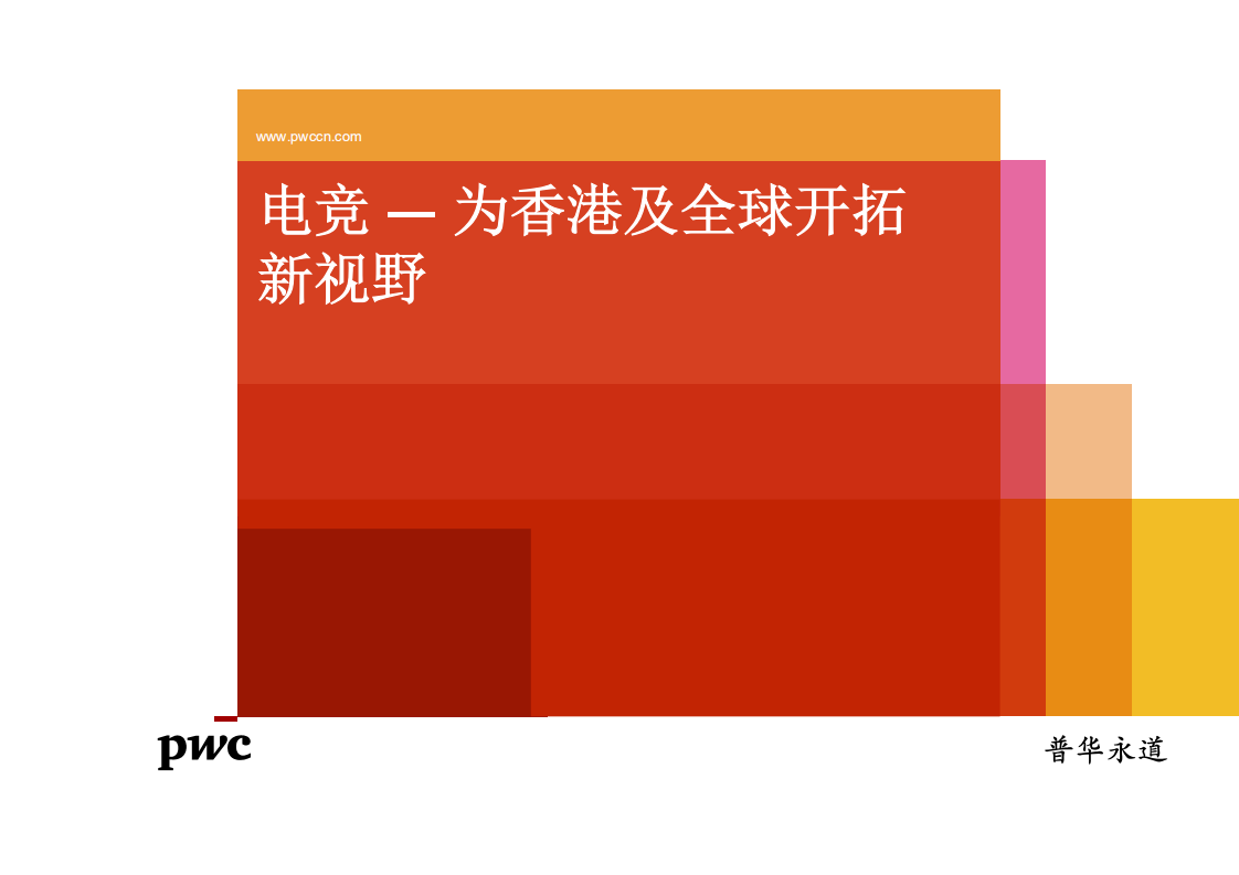 普华永道：电竞 - 为香港及全球开拓新视野