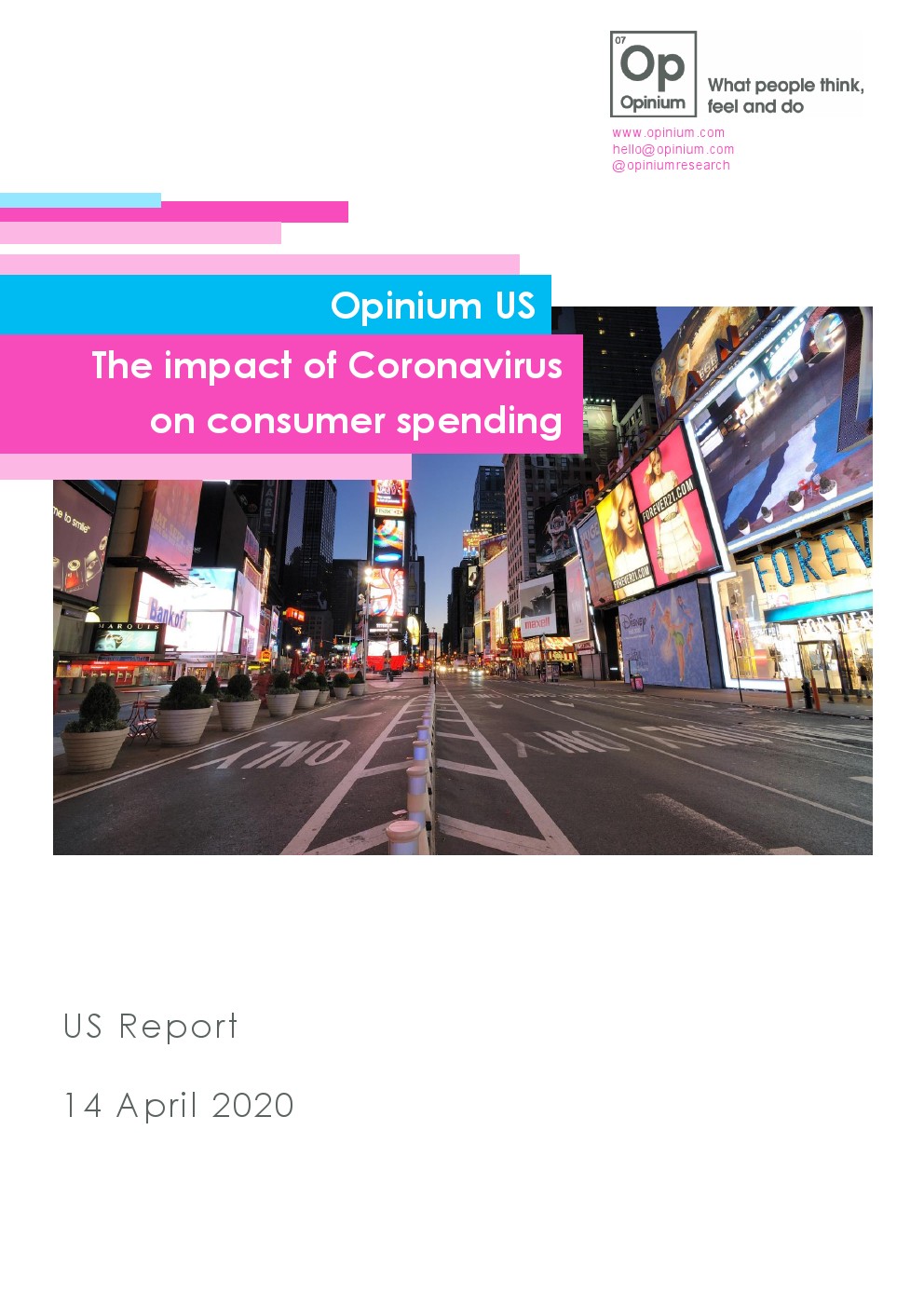 Opinium：一半的美国消费者因病毒流行计划削减支出（英文版）
