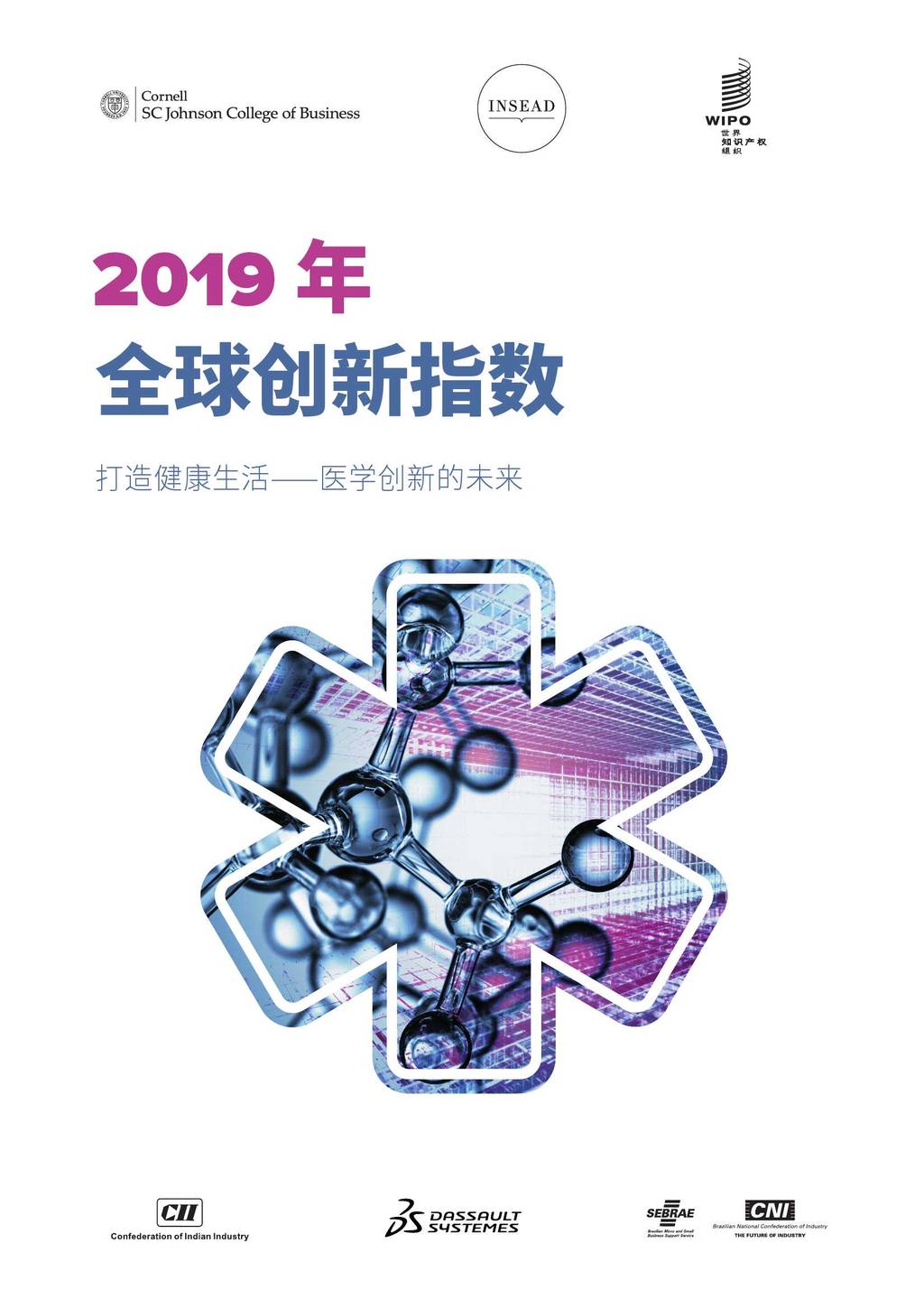 世界知识产权组织：2019年全球创新指数（GII）打造健康生活，医学创新的未来