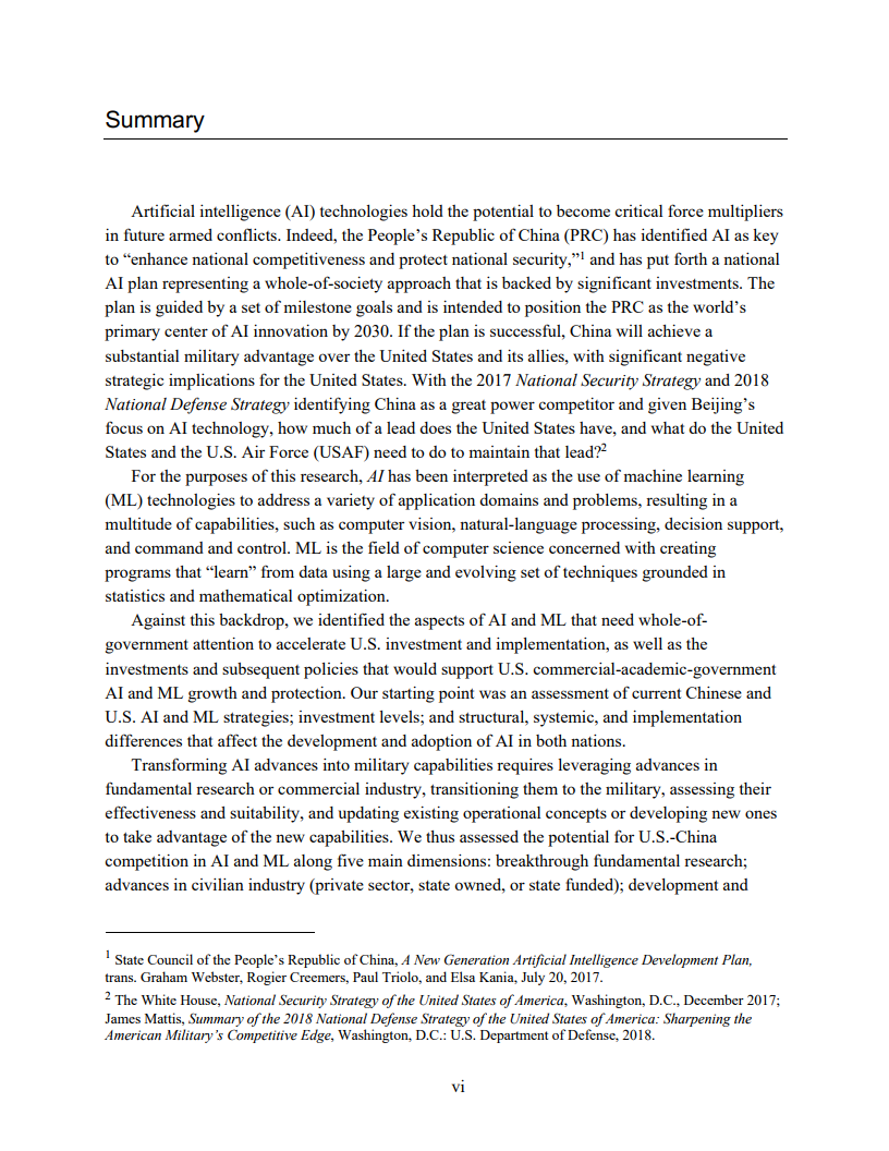 兰德公司：保持人工智能和机器学习的竞争优势（英文版）_第6页