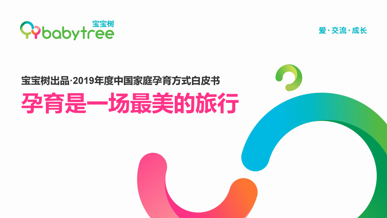 宝宝树：2019年度中国家庭孕育方式白皮书