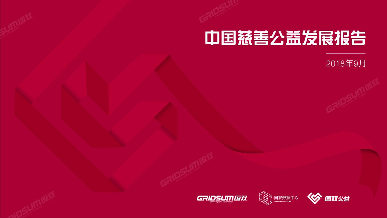 国双：2018中国慈善公益发展报告