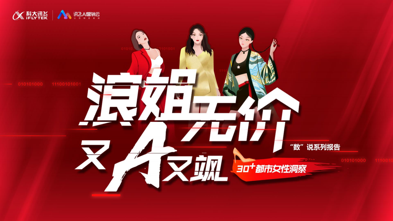 科大讯飞：30+都市女性洞察报告：浪姐无价，又A又飒
