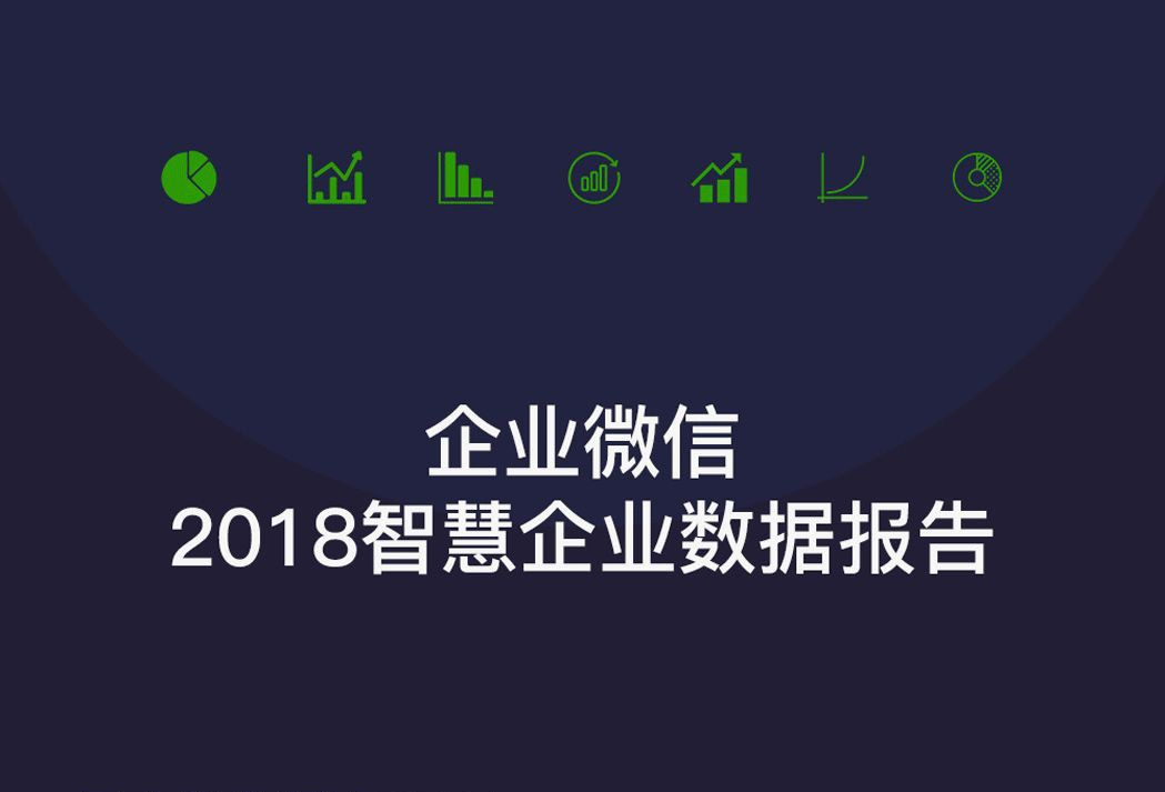 企业微信：2018智慧企业数据报告 海报