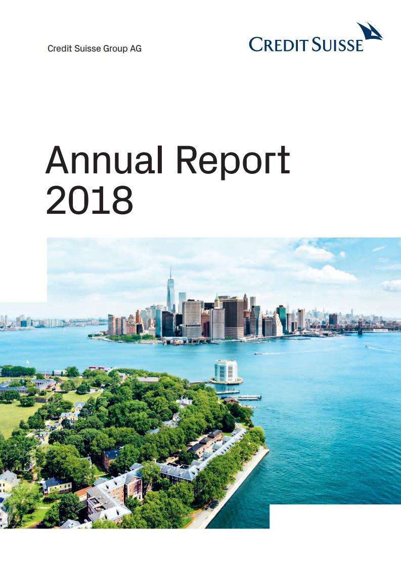 瑞士信贷：2018年年度报告（英文版）