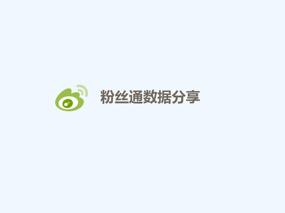 新浪微博：粉丝通案例分享与投放优化指导