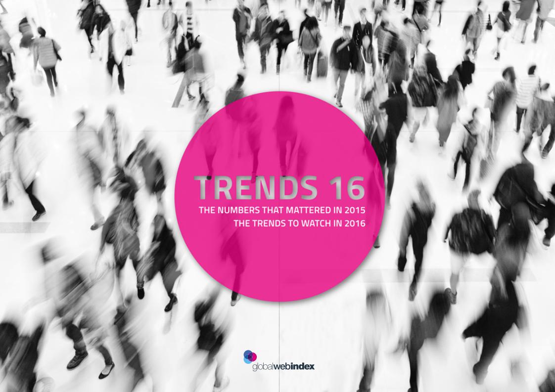 GlobalWebIndex：2016年互联网趋势预测报告（英文版）