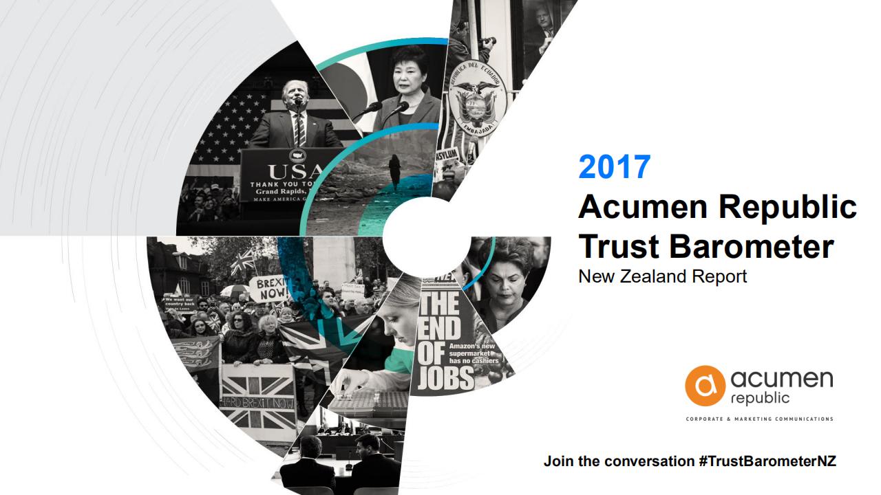 Edelman爱德曼：​2017聪明的新西兰共和国信任晴雨表（英文版）