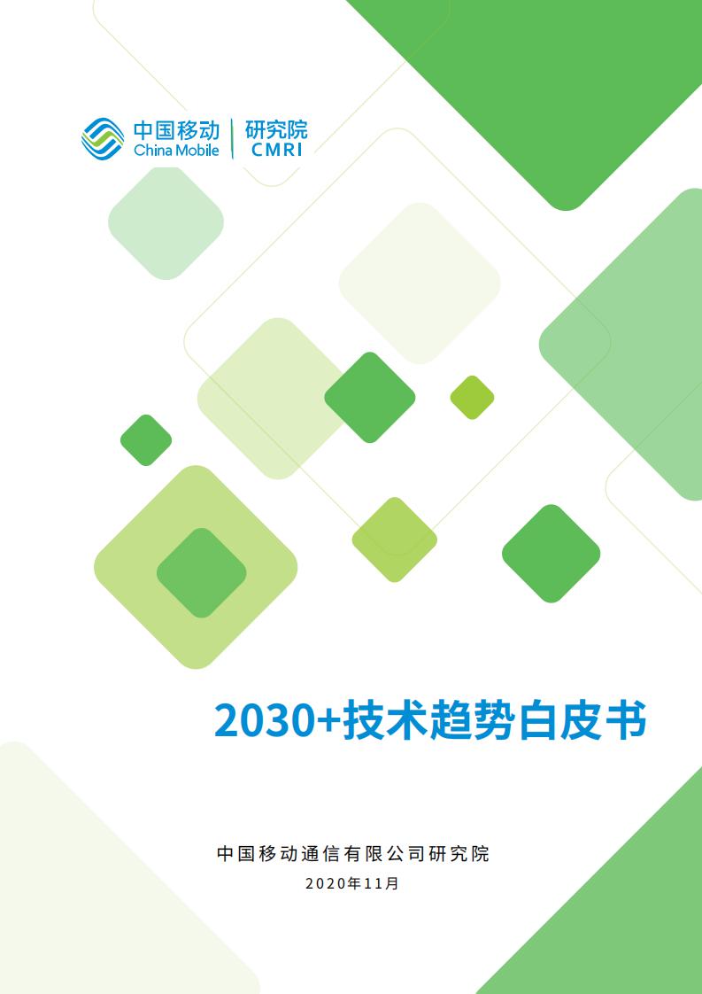 中国移动：2030+技术趋势白皮书