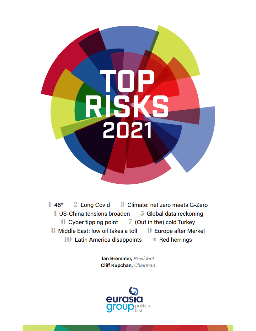 Eurasia Group：2021年全球十大风险（英文版） 海报