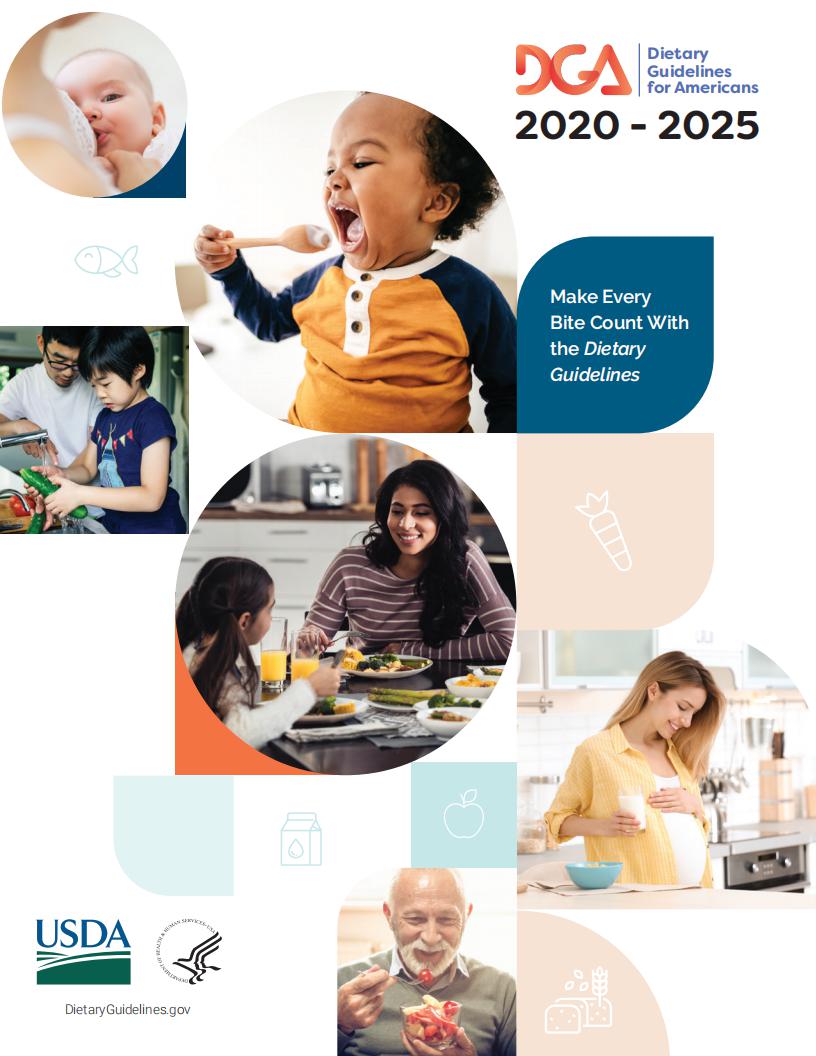 DGA：2020-2025美国居民膳食指南（英文版）