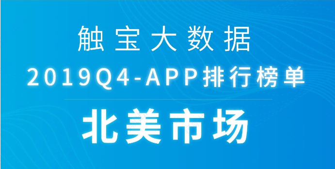触宝大数据2019Q4北美地区市场APP排行榜