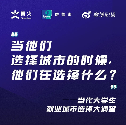 益普索：2021当代大学生就业城市选择大调查