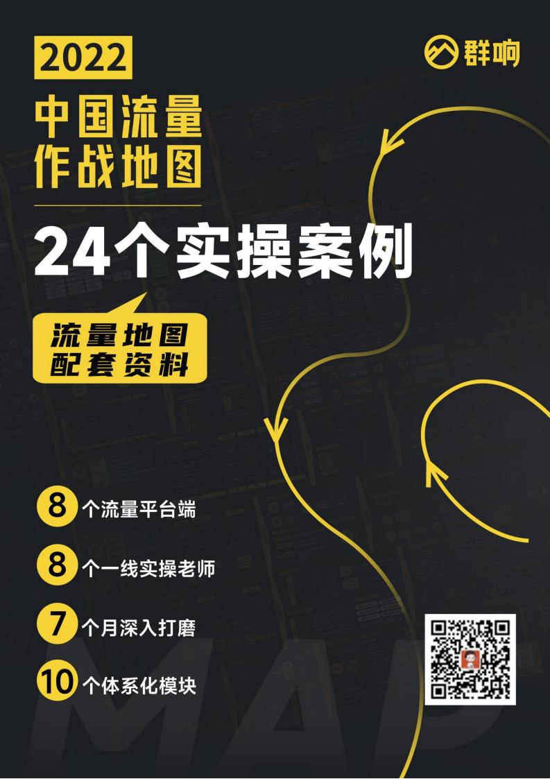 群响出品：24个实操案例——2022中国流量作战地图