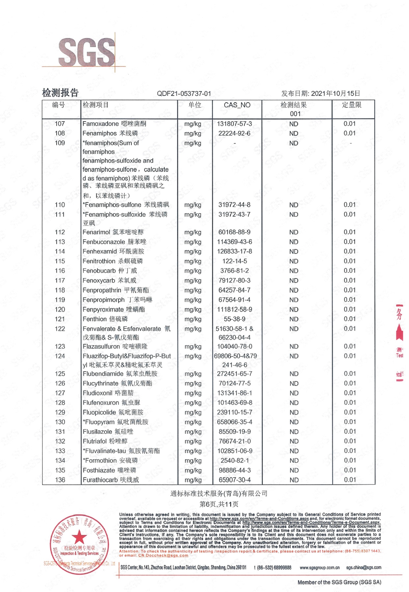 脉贡米：无硒大米检测报告_第10页