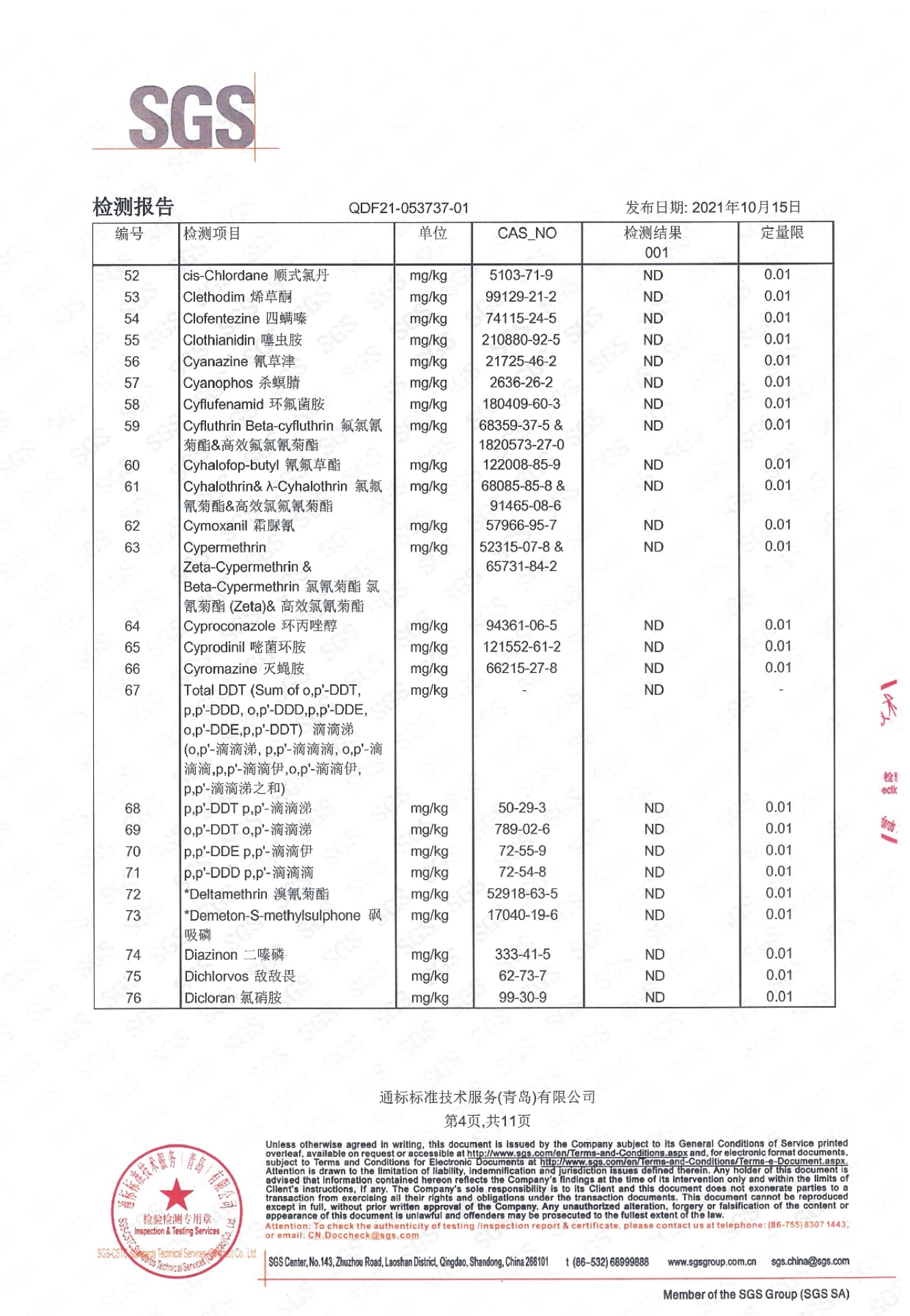脉贡米：无硒大米检测报告_第8页