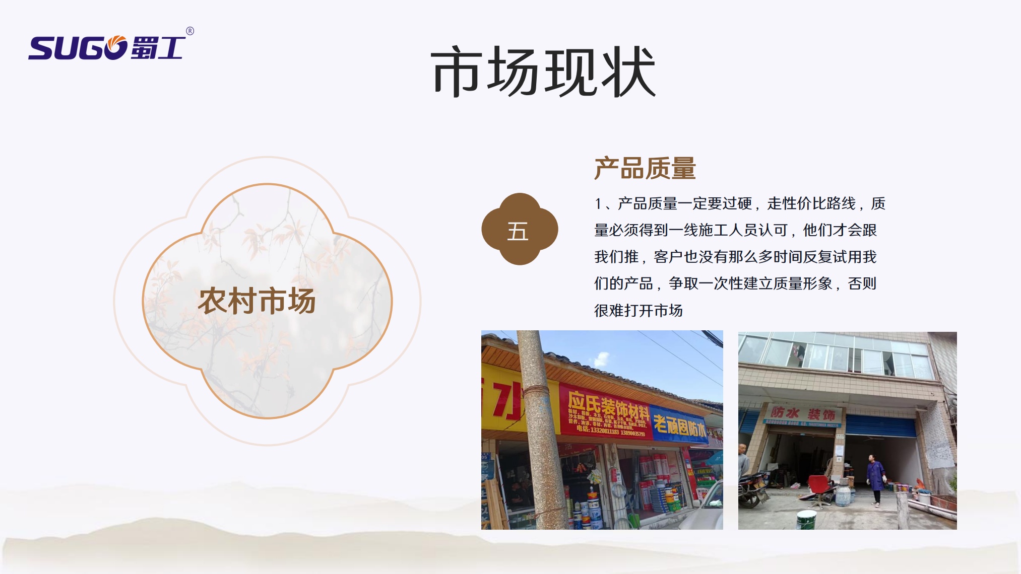 Sugo蜀工：内外墙涂料市场摸底工作总结汇报_第9页