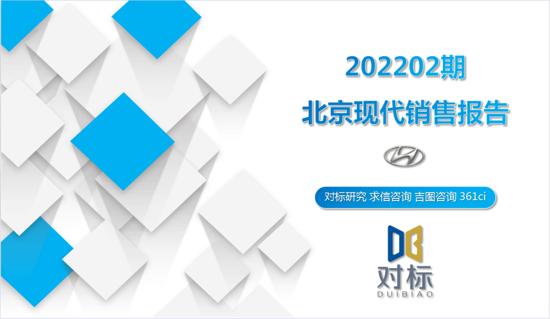 求信咨询：2022年2月北京现代销售报告