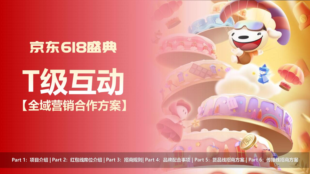 京东618盛典T级互动全域营销合作方案