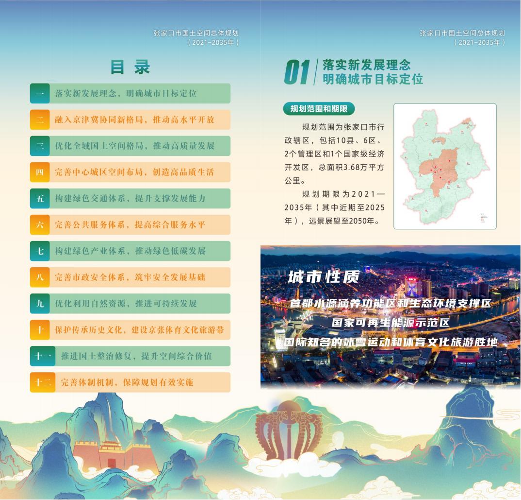 张家口市国土空间总体规划（2021-2035年）