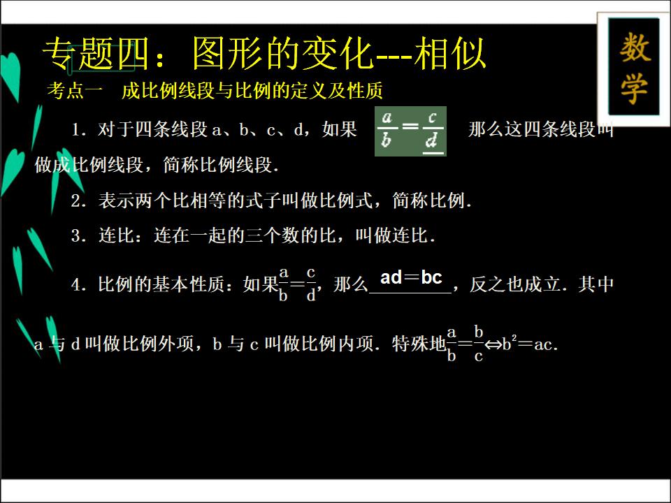 新北师大版青岛<em>中考</em>数学二轮复习专题五-图形的变化-四、图形的相似ppt课件 海报