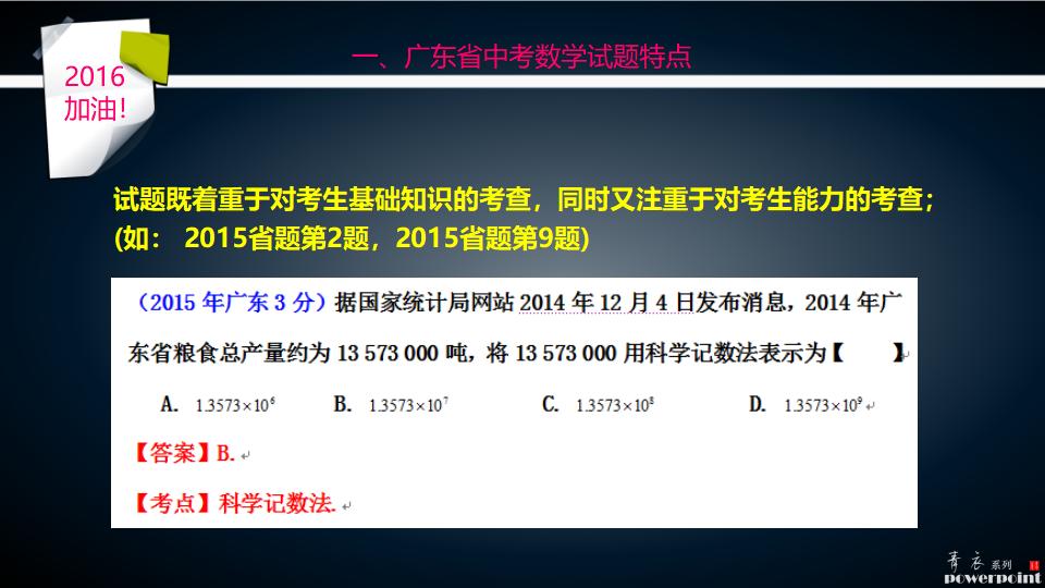 广东省中山市初中毕业生数学学业考试（中考）研讨会课件_第7页