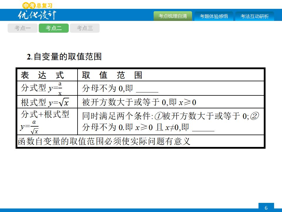 人教版中考数学复习《第9讲：平面直角坐标系与函数的概念》PPT课件_第7页
